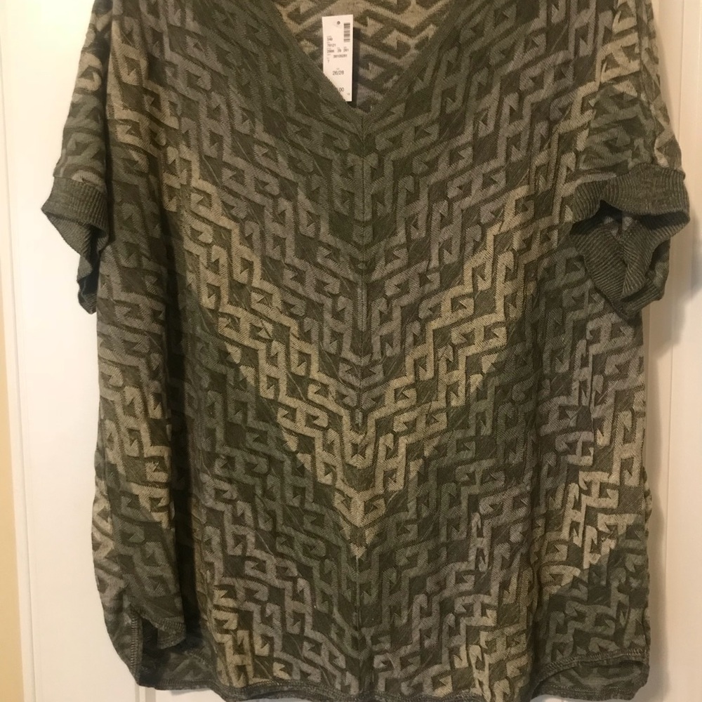 Short sleeved sweater
